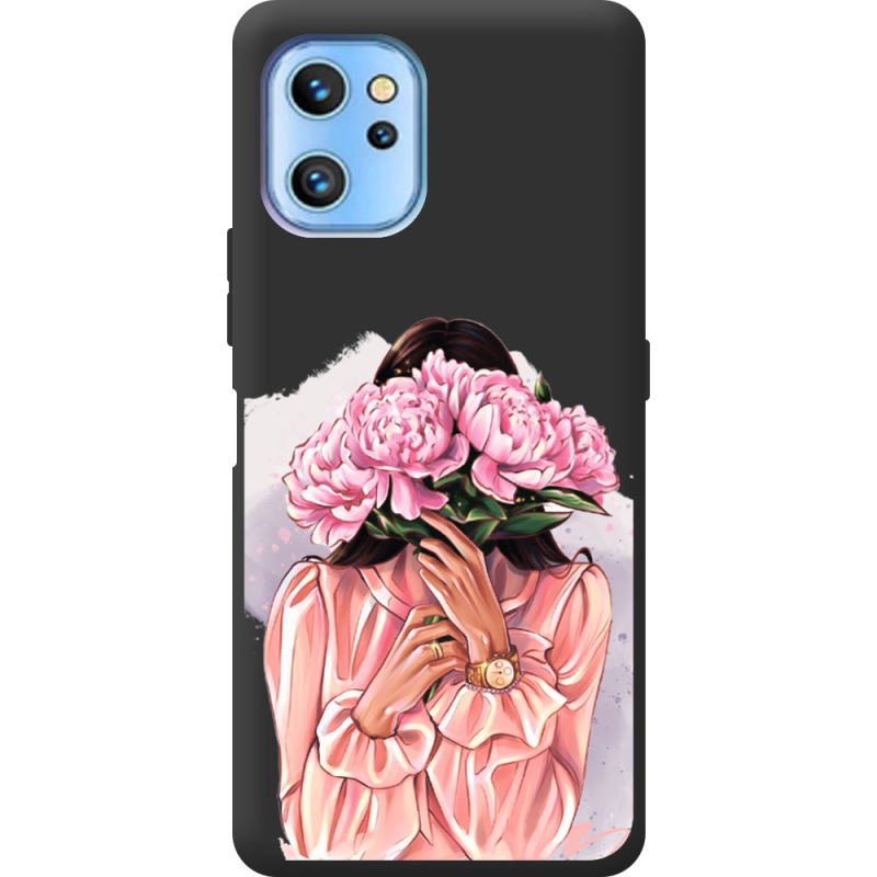 Прозрачный чехол BoxFace Umidigi A13 / A13 Pro Девушка с Пионами