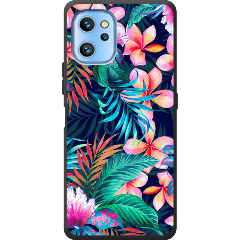 Чехол BoxFace Umidigi A13 / A13 Pro flowers in the tropics