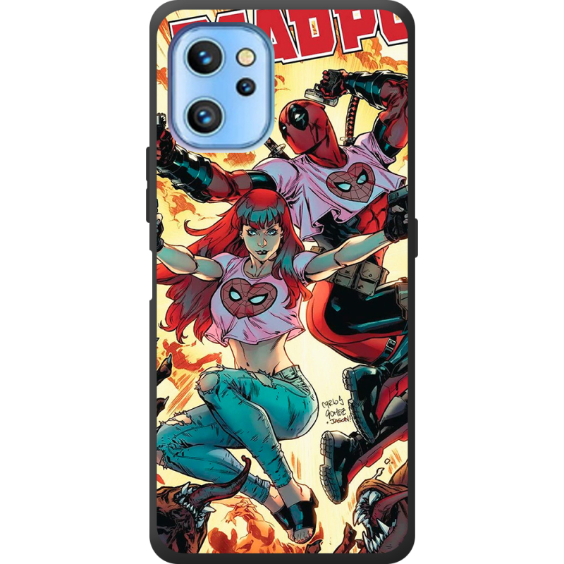 Чехол BoxFace Umidigi A13S Deadpool and Mary Jane