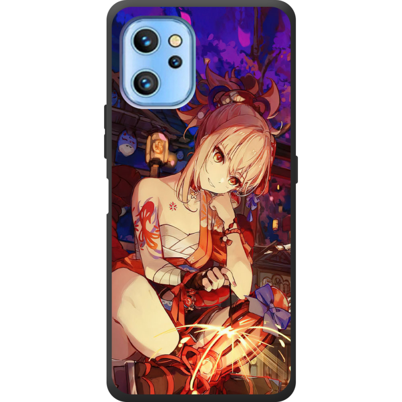 Чехол BoxFace Umidigi A13S Genshin Ёимия с огоньком
