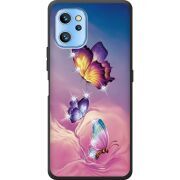 Чехол со стразами Umidigi A13S Butterflies