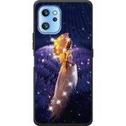 Чехол со стразами Umidigi A13S Girl with Umbrella