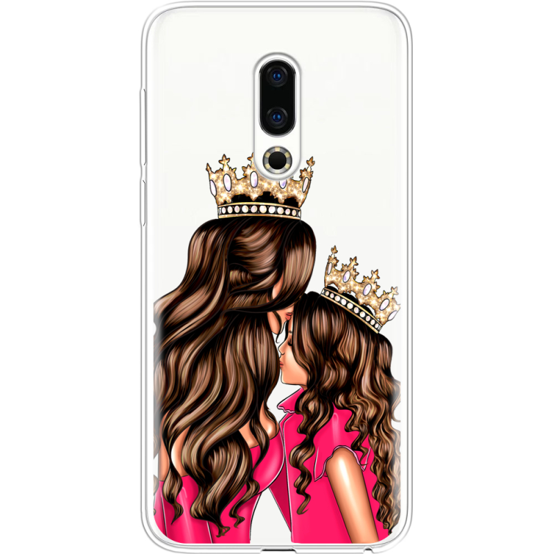 Прозрачный чехол Uprint Meizu 16th Queen and Princess