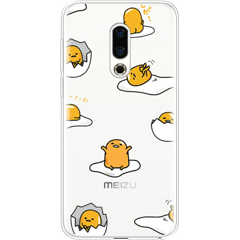 Прозрачный чехол Uprint Meizu 16th Gudetama