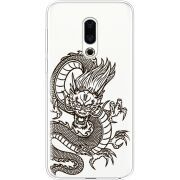 Прозрачный чехол Uprint Meizu 16th Chinese Dragon