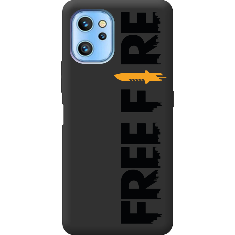 Прозрачный чехол BoxFace Umidigi A13S Free Fire Black Logo