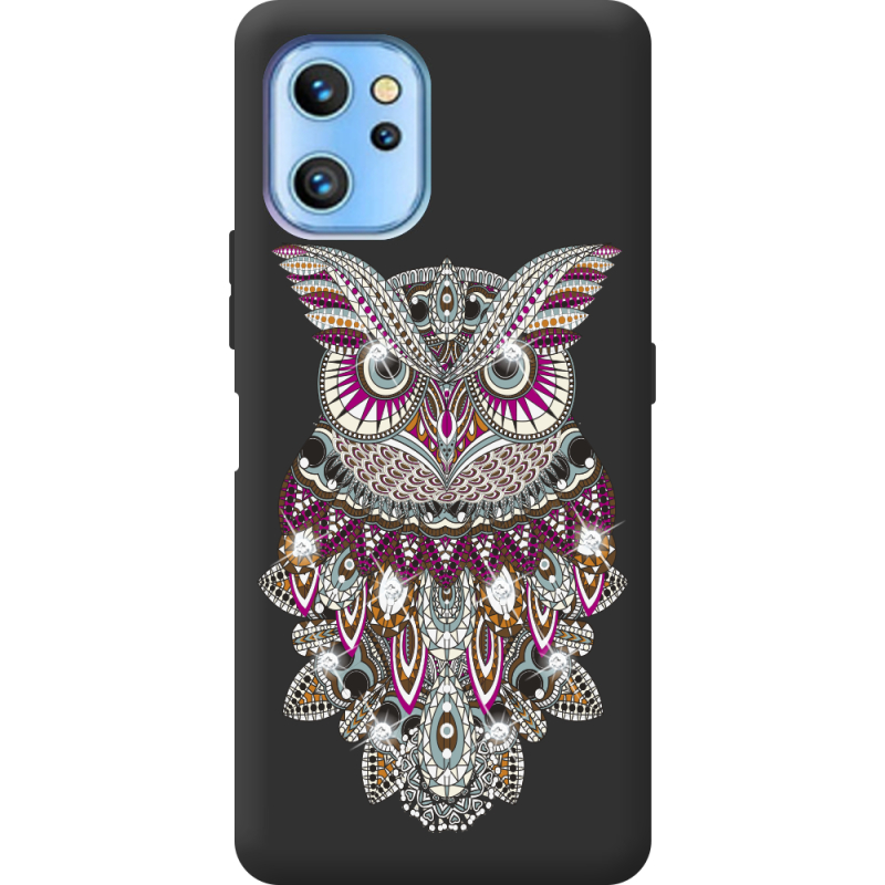 Чехол со стразами Umidigi A13 / A13 Pro Owl