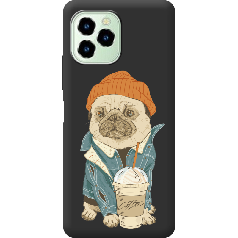 Прозрачный чехол BoxFace Oukitel C21 Pro Dog Coffeeman