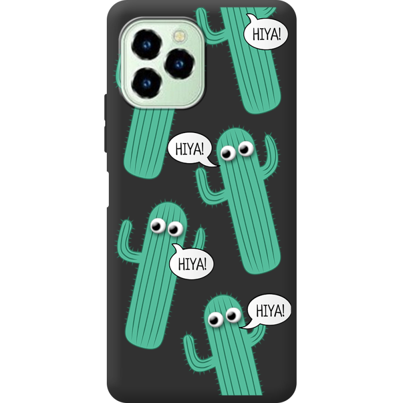 Прозрачный чехол BoxFace Oukitel C21 Pro с 3D-глазками HIYA