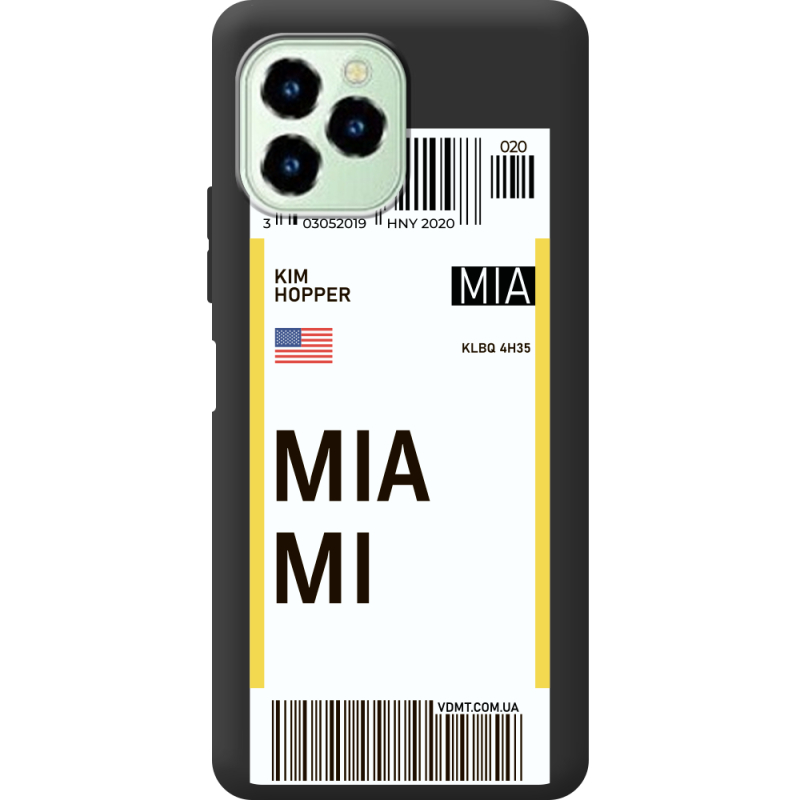 Прозрачный чехол BoxFace Oukitel C21 Pro Ticket Miami