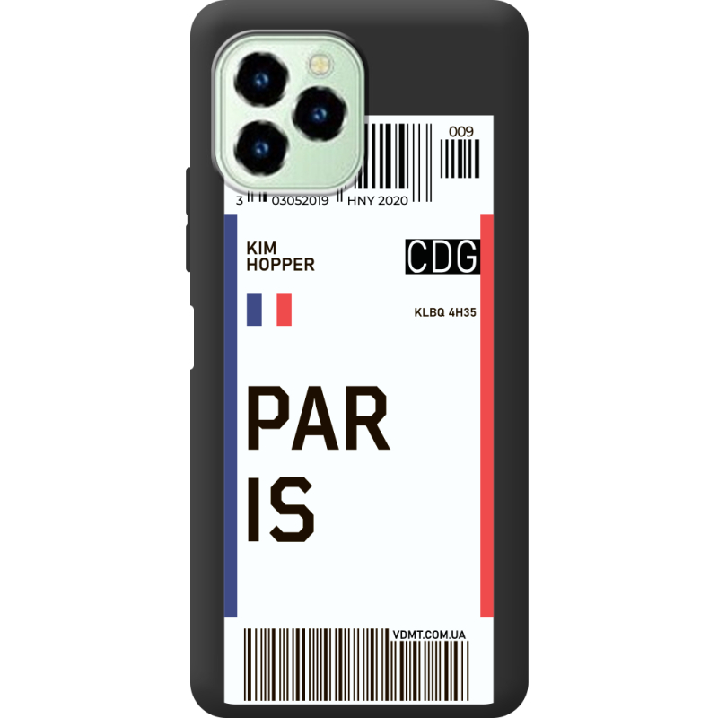 Прозрачный чехол BoxFace Oukitel C21 Pro Ticket Paris