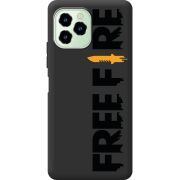 Прозрачный чехол BoxFace Oukitel C21 Pro Free Fire Black Logo