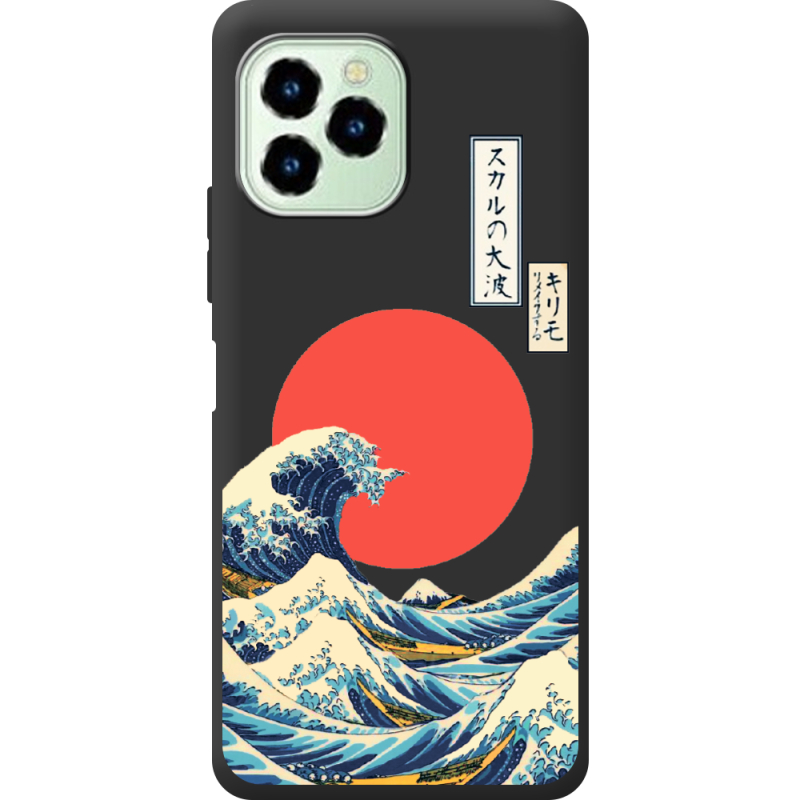 Прозрачный чехол BoxFace Oukitel C21 Pro Большая волна в Канагаве