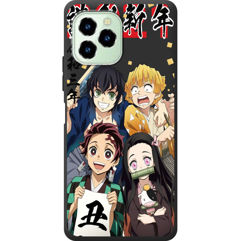 Прозрачный чехол BoxFace Oukitel C21 Pro Незуко та друзі