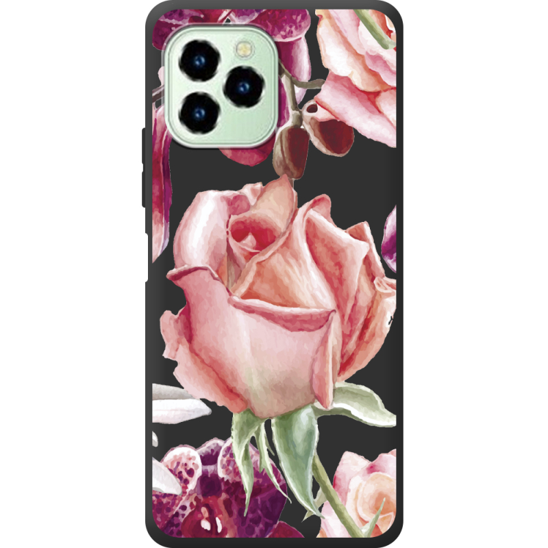 Прозрачный чехол BoxFace Oukitel C21 Pro Rose