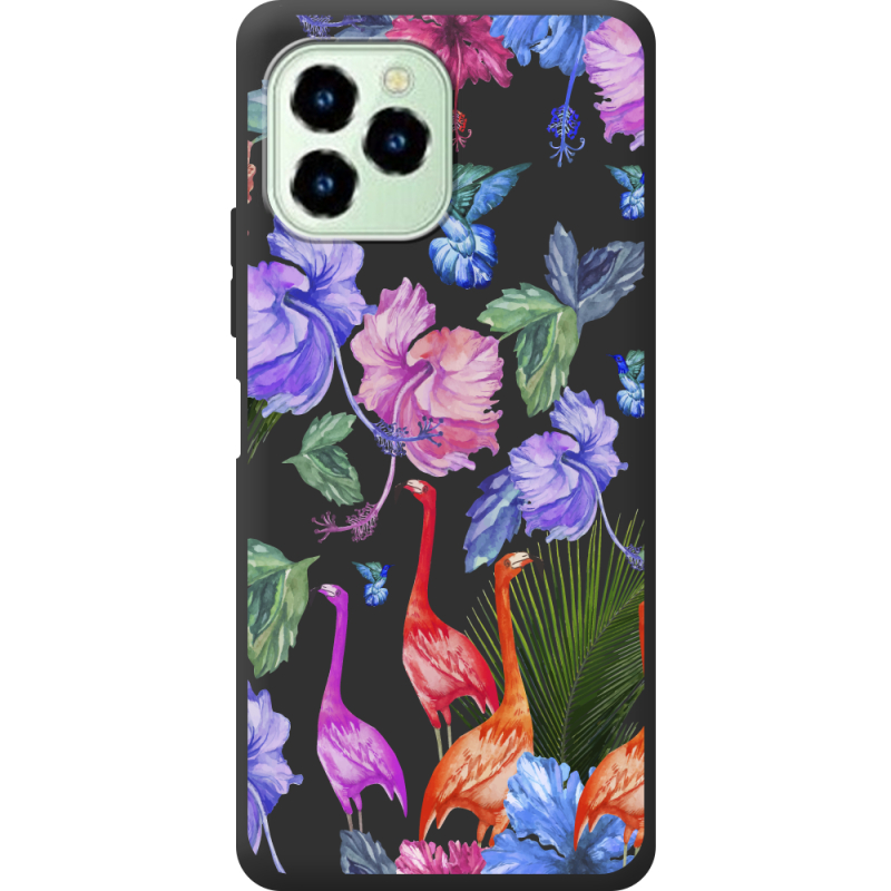 Прозрачный чехол BoxFace Oukitel C21 Pro Flamingo