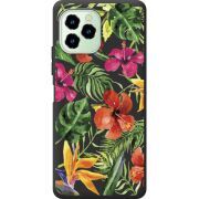 Прозрачный чехол BoxFace Oukitel C21 Pro Tropical Flowers