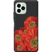 Прозрачный чехол BoxFace Oukitel C21 Pro Red Poppies