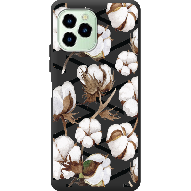 Прозрачный чехол BoxFace Oukitel C21 Pro Cotton flowers