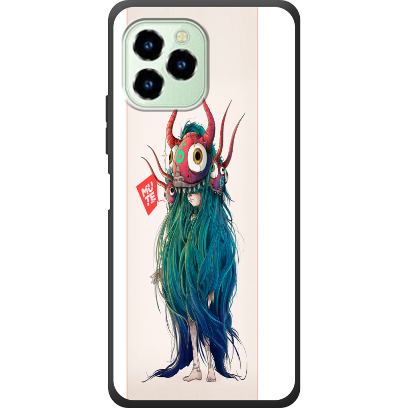 Чехол со стразами Oukitel C21 Pro Monster Girl