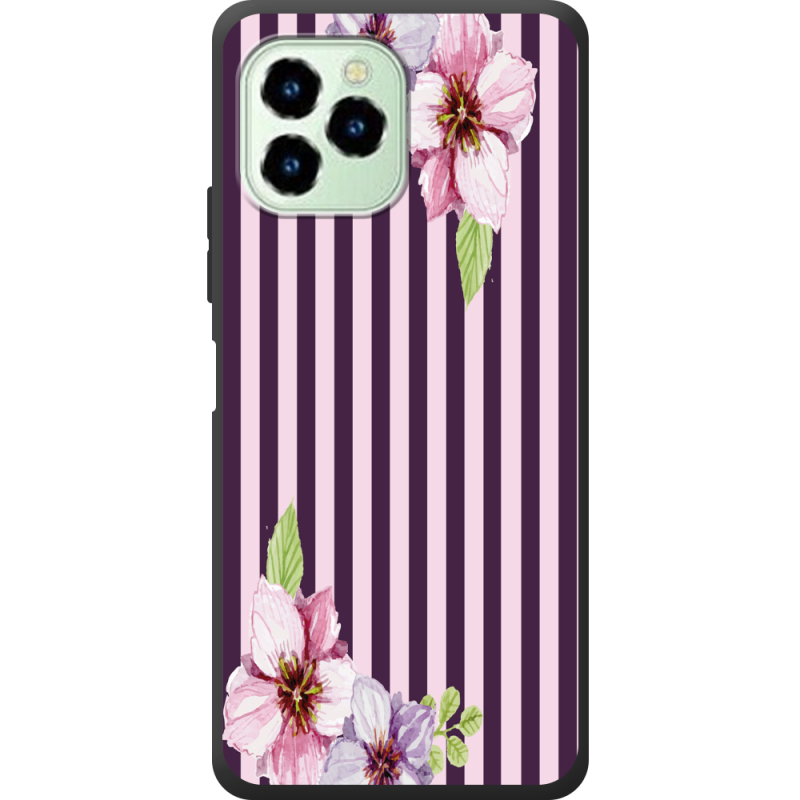 Чехол со стразами Oukitel C21 Pro Purple Fantasy