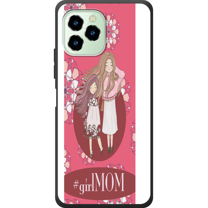 Чехол со стразами Oukitel C21 Pro GirlMom