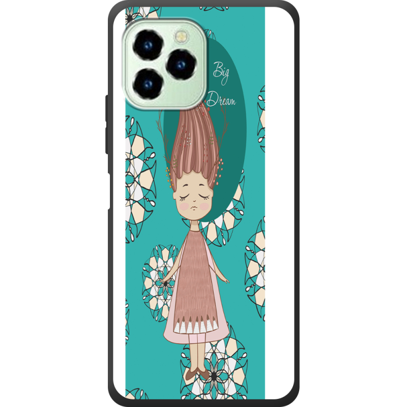 Чехол со стразами Oukitel C21 Pro Dream Girl