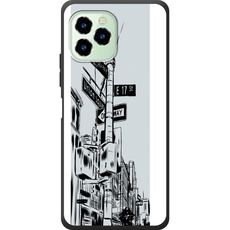 Чехол со стразами Oukitel C21 Pro 17 Street