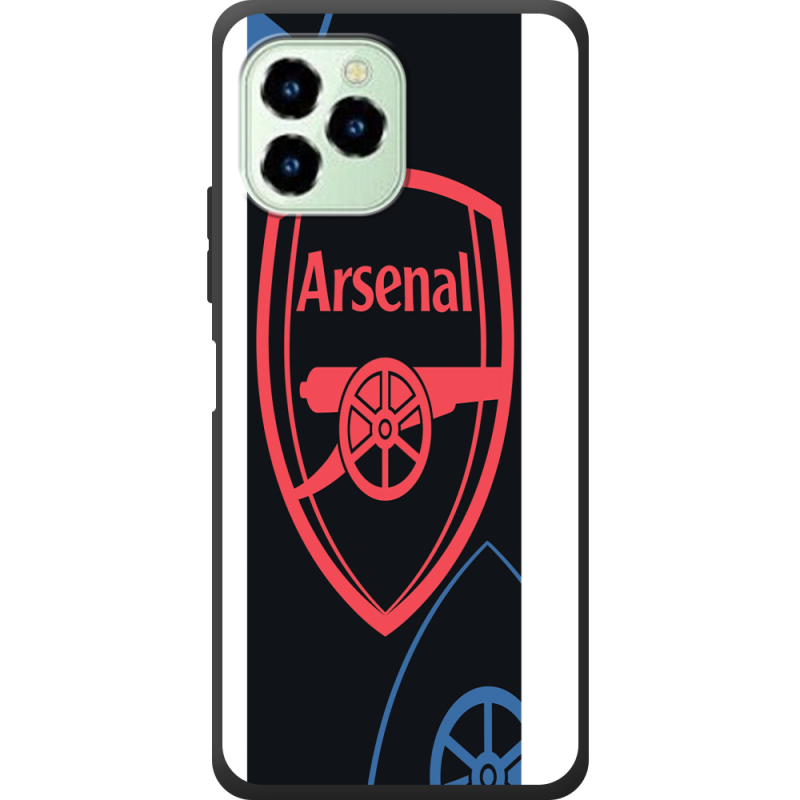 Чехол со стразами Oukitel C21 Pro Football Arsenal