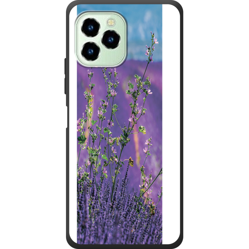 Чехол со стразами Oukitel C21 Pro Lavender Field