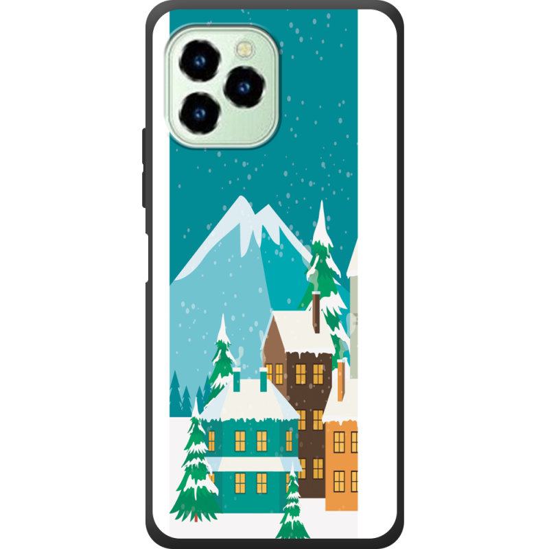 Чехол со стразами Oukitel C21 Pro Winteforest