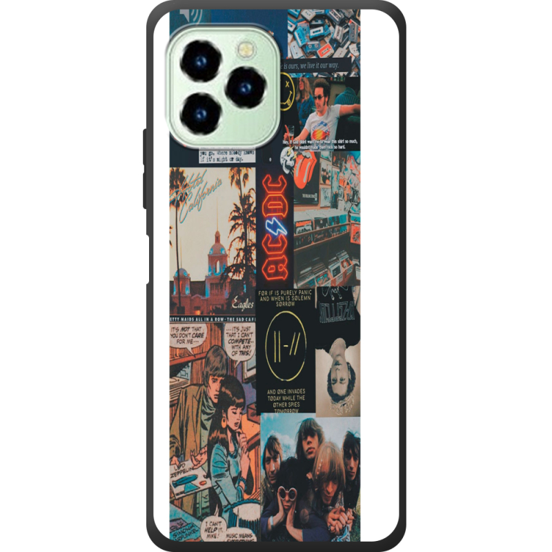 Чехол со стразами Oukitel C21 Pro 