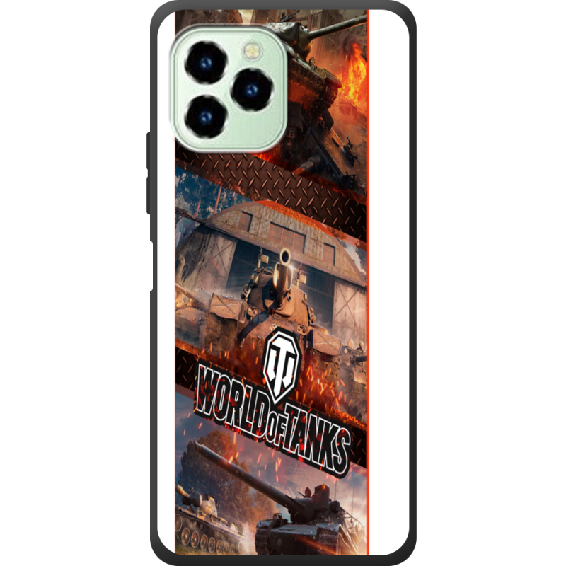 Чехол со стразами Oukitel C21 Pro World Of Tanks