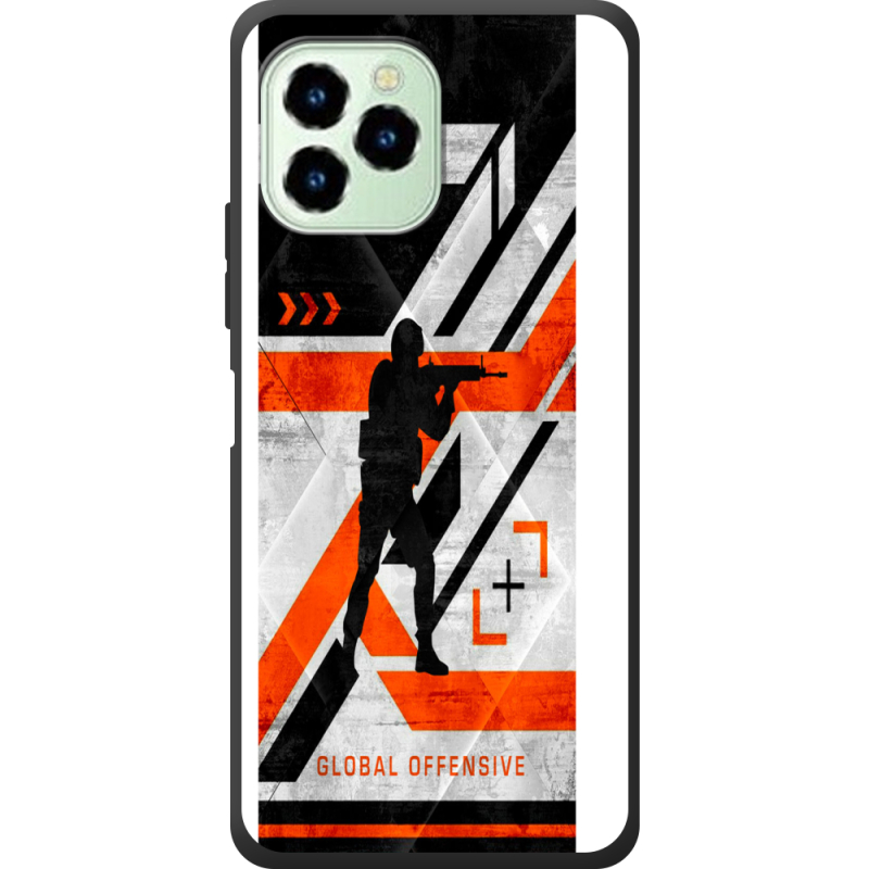 Чехол со стразами Oukitel C21 Pro CS:Go Asimov