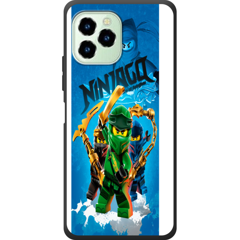 Чехол со стразами Oukitel C21 Pro Lego Ninjago