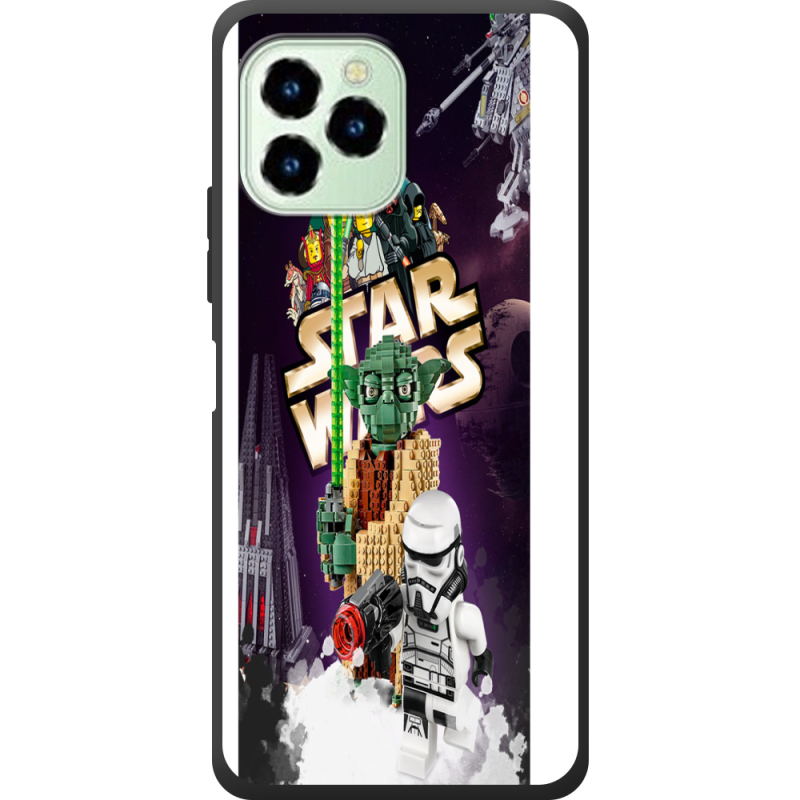 Чехол со стразами Oukitel C21 Pro Lego StarWars