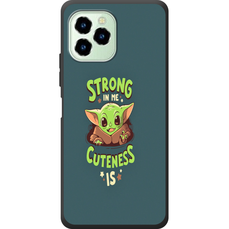 Чехол со стразами Oukitel C21 Pro Strong in me Cuteness is