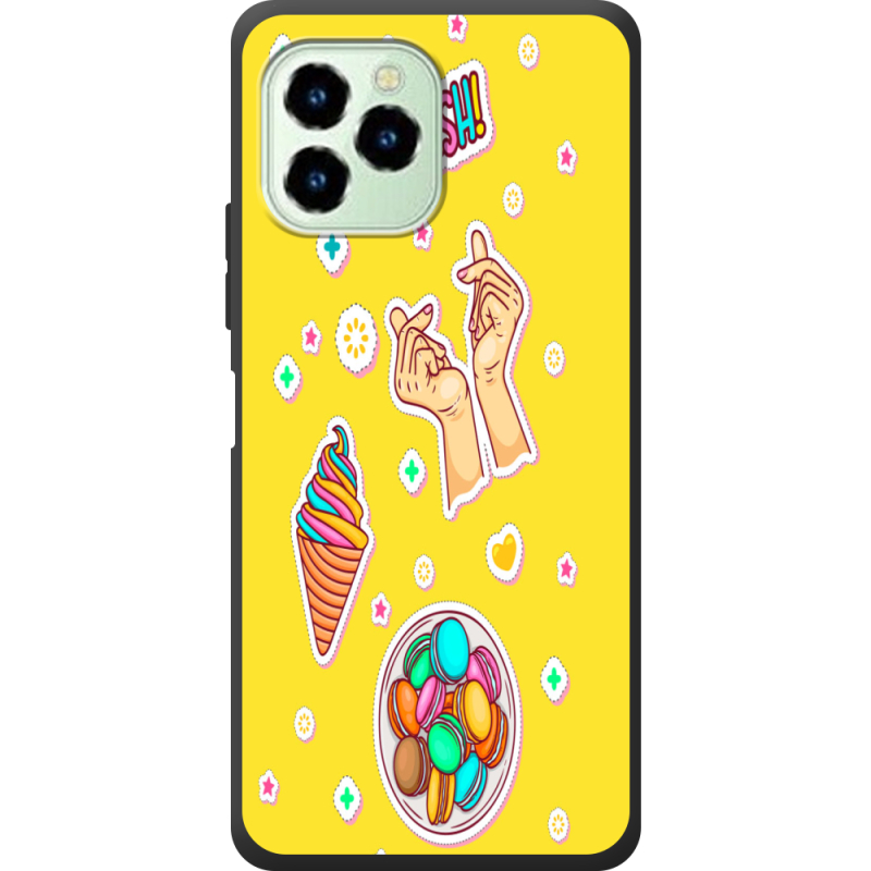 Чехол со стразами Oukitel C21 Pro 