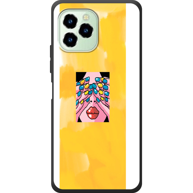 Чехол со стразами Oukitel C21 Pro 