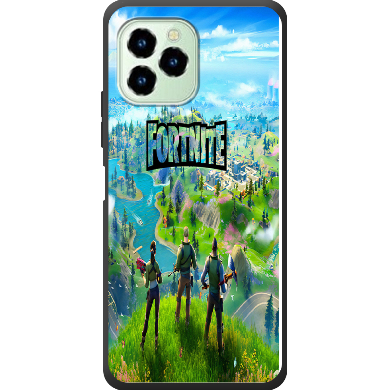 Чехол со стразами Oukitel C21 Pro Fortnite