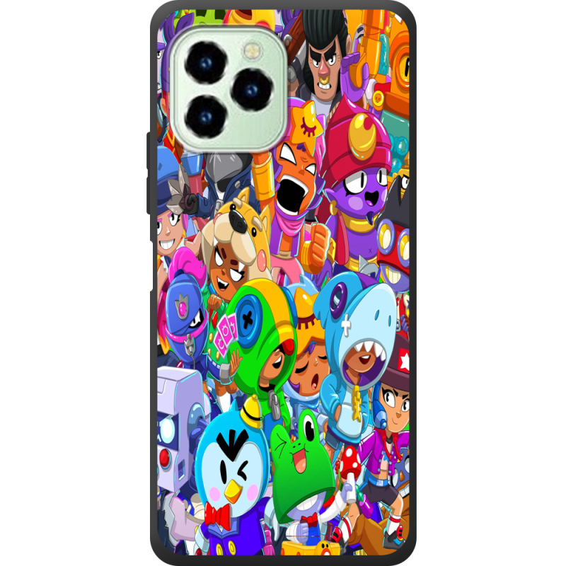 Чехол со стразами Oukitel C21 Pro friends brawl stars