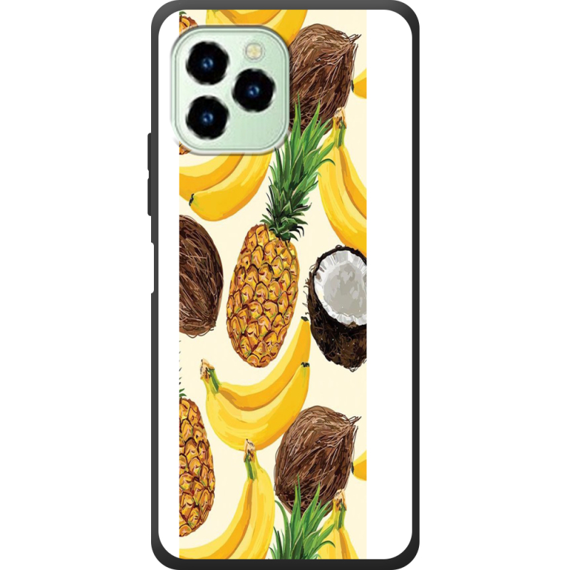 Чехол со стразами Oukitel C21 Pro Tropical Fruits