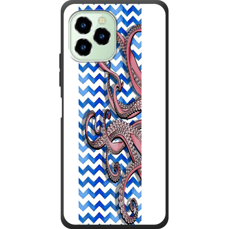 Чехол со стразами Oukitel C21 Pro Sea Tentacles