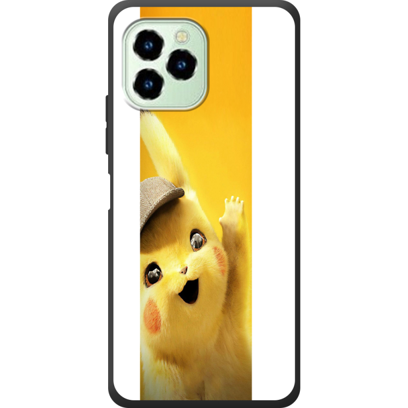 Чехол со стразами Oukitel C21 Pro Pikachu