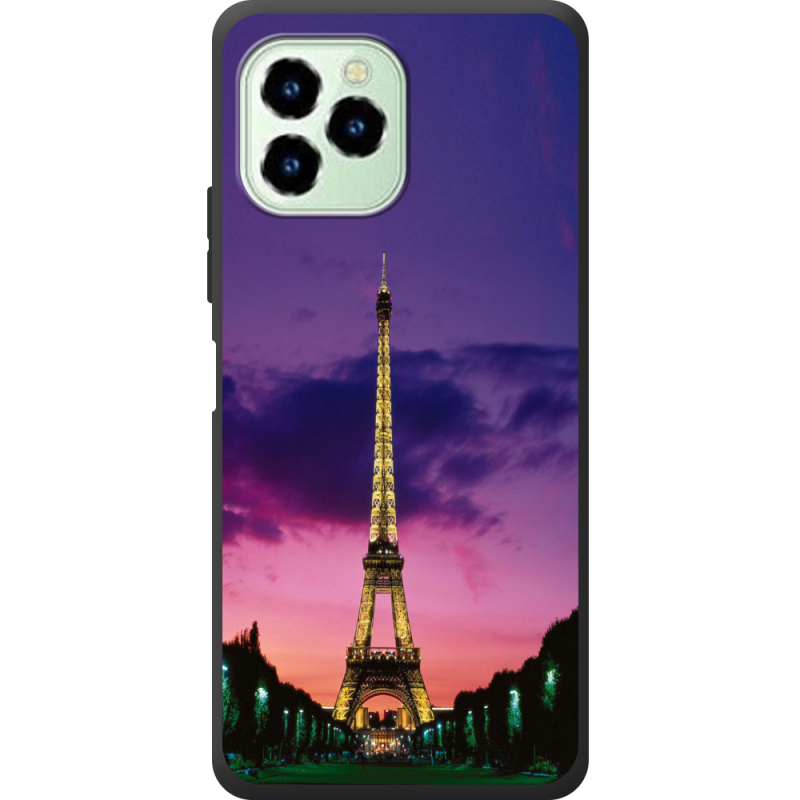 Чехол со стразами Oukitel C21 Pro Полночь в Париже