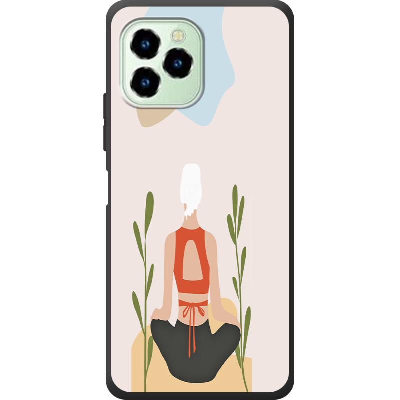 Чехол со стразами Oukitel C21 Pro Yoga Style