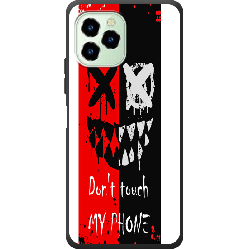 Чехол со стразами Oukitel C21 Pro Bad Smile