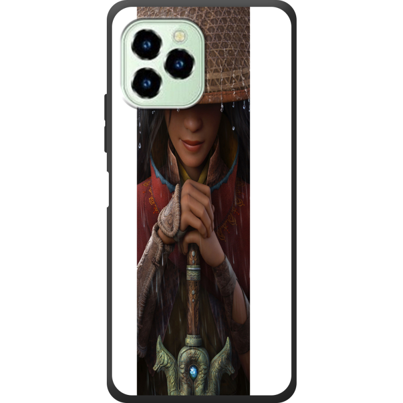 Чехол со стразами Oukitel C21 Pro Raya and the Last Dragon