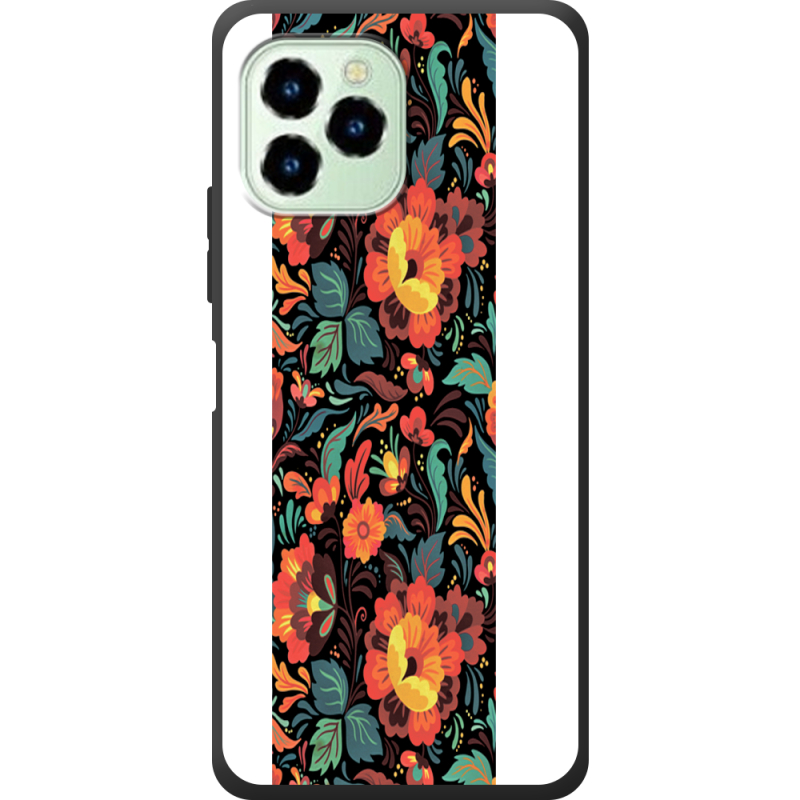 Чехол со стразами Oukitel C21 Pro Petrykivka