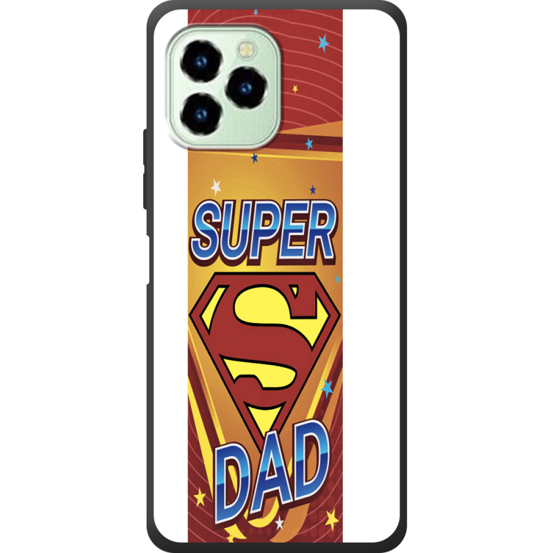 Чехол со стразами Oukitel C21 Pro Super Dad